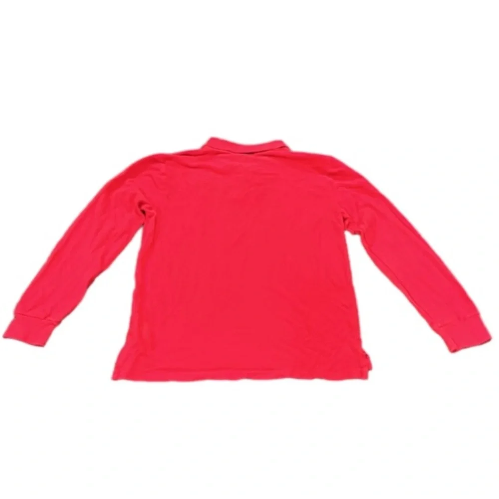 Authentic Polo by Ralph Lauren bear long sleeve designer polo shirt sz Boys XL
